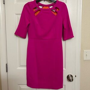 Gretchen Scott Hot Pink Dress NWT - Size XS